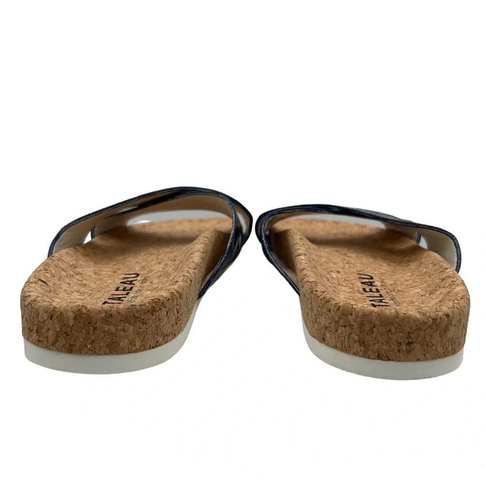 Italeau‎ Morena Croc Embossed Waterproof Slide Sandal (8.5)